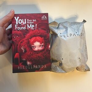 Skullpanda Plush Doll Pendant new